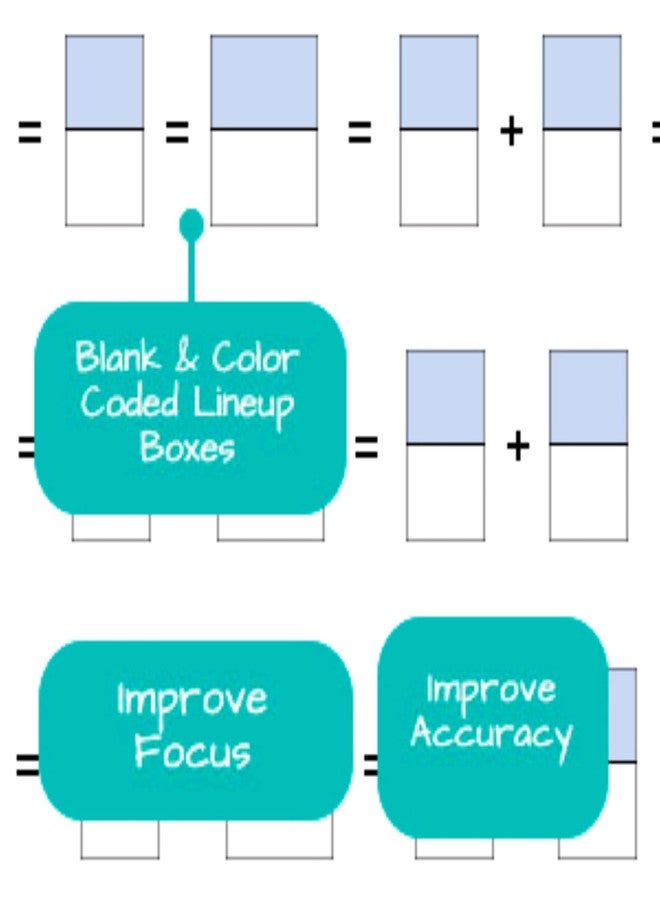 Channie's Visual One Page A Day Level 1 Divisions & Fractions Workbook Grade 3-5, Math Workbooks for Kids, Easy Tear-Off Double-Sided Problem Sheets, 2 Pack - Image 5